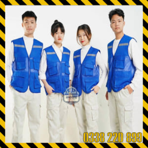 Áo gile bảo hộ Xanh Công Nhân