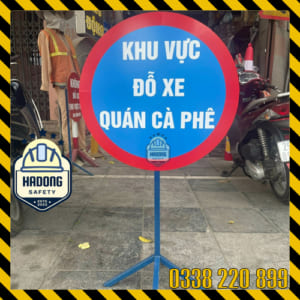 bien bao khu vuc do xe quan cafe